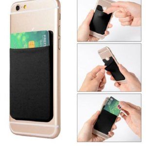 NEW - Black Elastic Cell Phone Pocket